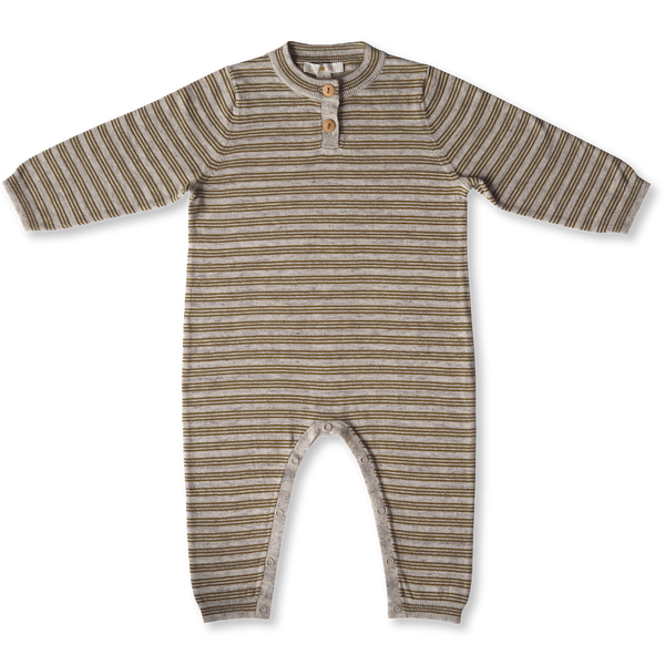 Organic Jumpsuit - Mocha Marle