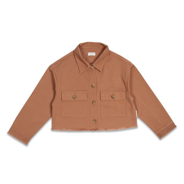 LAATSTE - Jacket 'Keep Smiling' - Camel