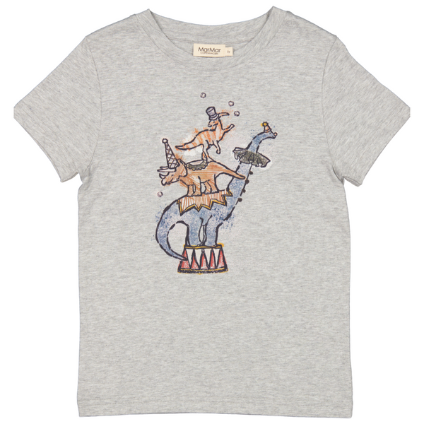 LAATSTE - Ted T-Shirt - Grey Melange